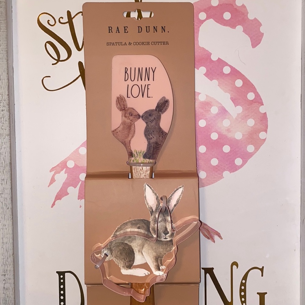 Rae Dunn Bunny Spatula Set